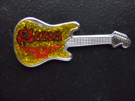 gitaarspeld Saxson heavy metalband